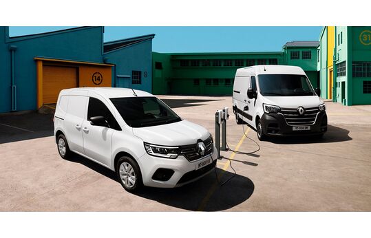 Renault actualiza el Kangoo Furgón E-TECH Eléctrico y el Master E-TECH